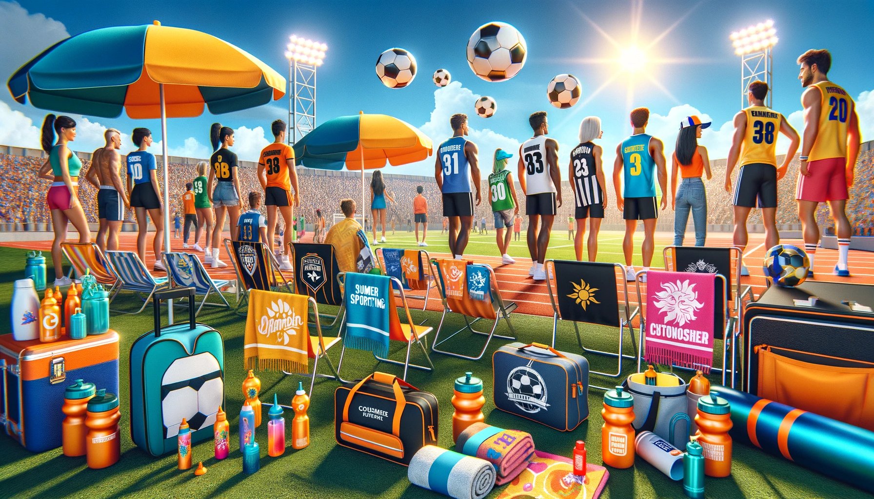 Custom Merchandise Ideas for Summer Sporting Events