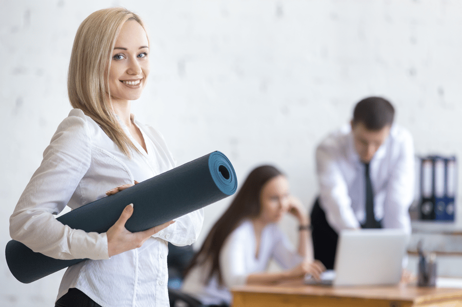 office yoga idea