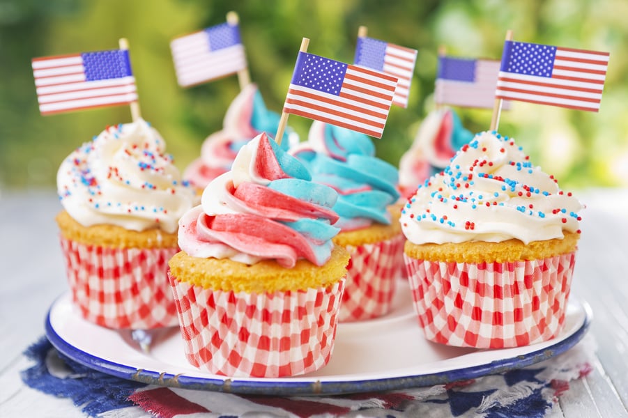 patriotic cupcakes idea