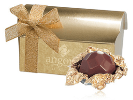 Belgian Chocolate Favor in Treasure Chest Gift Box