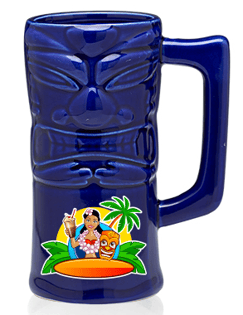 13 oz. Tiki Ceramic Mugs